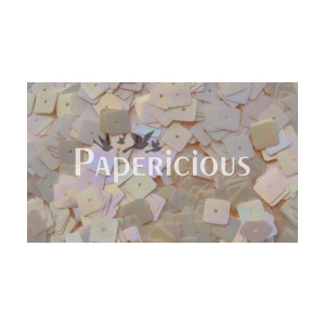 Papericious Square Sequins - Cream