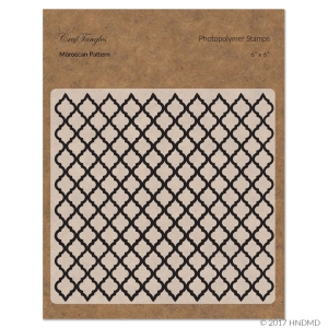 CrafTangles Photopolymer Stamps - Moroccan Pattern