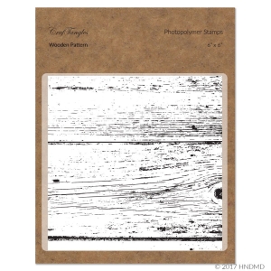 CrafTangles Photopolymer Stamps - Wooden Background