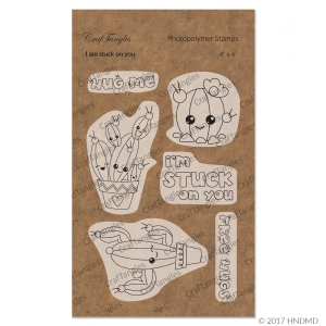 CrafTangles Photopolymer Stamps - I am stuck on you