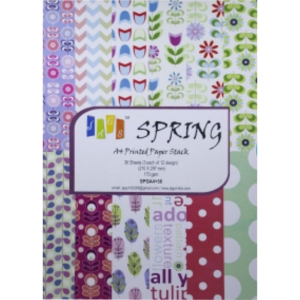 Assorted A4 Paper Pack - Spring (Set of 36 sheets)