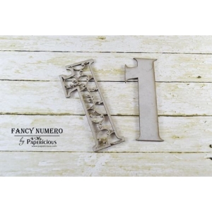 Papericious Layered Chipboard Numbers - 1