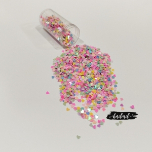 Shaker Sequin Elements - Colourful Tiny Hearts