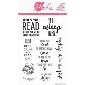 Mudra Craft Stamps - Bookmark