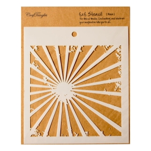 CrafTangles 6"x6" Stencil - Rays