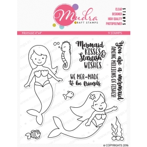 Mudra Craft Stamps - Mermaid