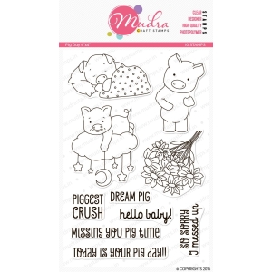 Mudra Craft Stamps - Pig Day