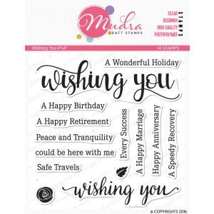 Mudra Craft Stamps - Wishing You