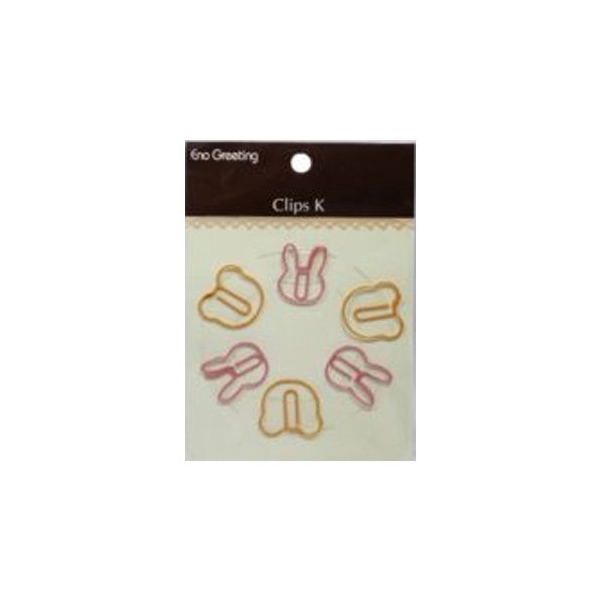 EnoGreeting Paper Clips - Bunny