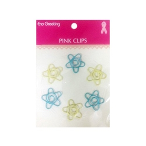 EnoGreeting Paper Clips - Flowers