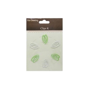 EnoGreeting Paper Clips - Long Heart