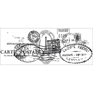 Postmark clear Stamp by KaiserCraft