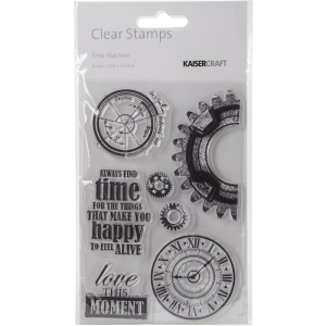 Time Machine KaiserCraft clear Stamps