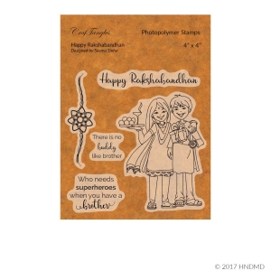 CrafTangles Photopolymer Stamps - Happy Rakshabandhan