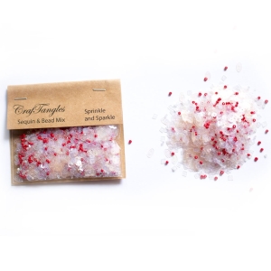 Sprinkle and Sparkle - CrafTangles Sequin and Bead Mixes