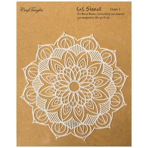 Lace - CrafTangles 6"x6" Stencil