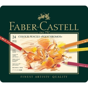 Faber Castell Polychromous Color Pencils - Set of 24