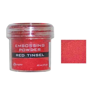 Ranger Embossing Powder - Red Tinsel