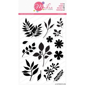 Mudra Craft Stamps - Ferns and Leaves