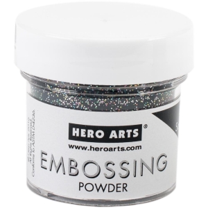 Hero Arts Embossing Powder - Black Sparkle