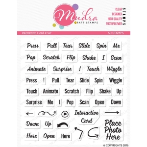 Mudra Craft Stamps - Interactive cards