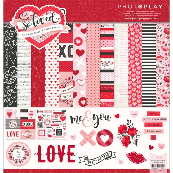 Photo Play Collection Pack - So Loved (12by12 inch)