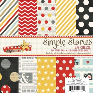 Simple Stories paper pad - Say Cheese (6by6 inch)