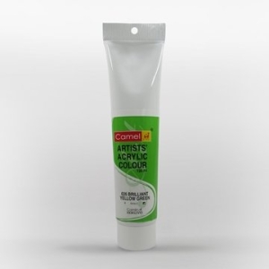 Camel Artist Acrylic Colour 120ml Tube - Brilliant Yellow Green