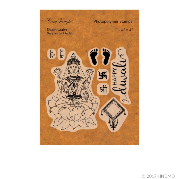 CrafTangles Photopolymer Stamps - Shubh Labh