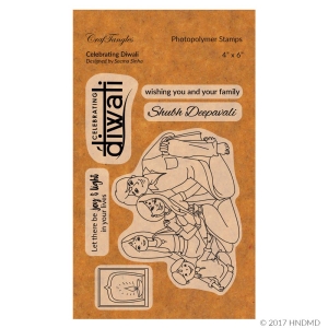 CrafTangles Photopolymer Stamps - Celebrating Diwali