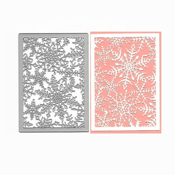 Steel Background Dies - Snowflakes Grid