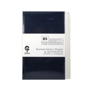 Artrex 80 gsm B5 3 - Section Stepper Notebook (Business Series)