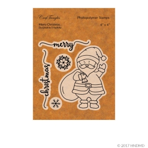 CrafTangles Photopolymer Stamps - Merry Christmas