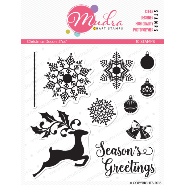 Mudra Craft Stamps - Christmas Decor