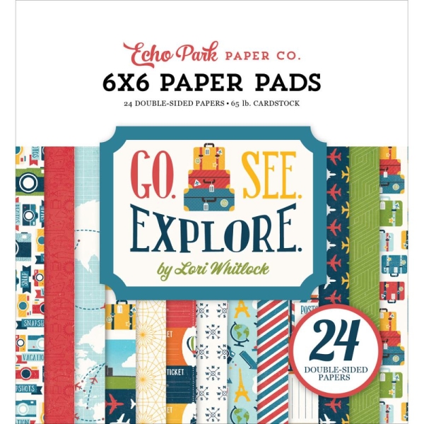 EchoPark paper pad - Go see Explore (6by6 inch)