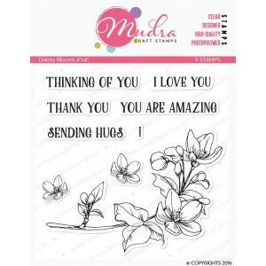 Mudra Craft Stamps - Dainty Blooms 2