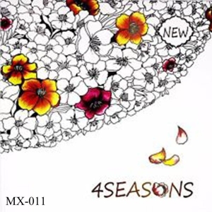 Adult colouring Book - 4 seasons