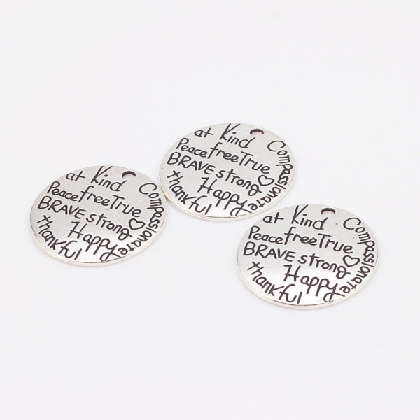 Be You Metal Charms or Pendant (5 pcs)