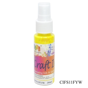 Craft Spray Ink - Fluorescent Yellow (30 ml)