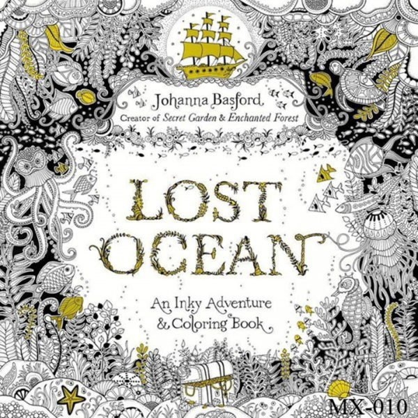 Adult colouring Book - Lost Ocean