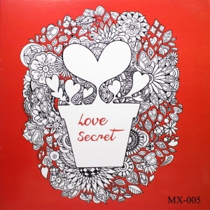 Adult colouring Book - Love Secret