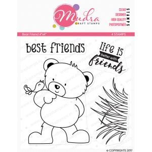 Mudra Craft Stamps - Bear Friends