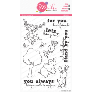 Mudra Craft Stamps - Critter Party