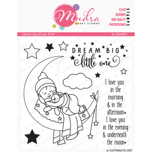 Mudra Craft Stamps - Dream big lil one