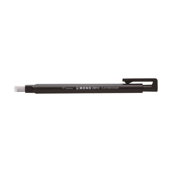 Tombow MONO ZERO Pen Type Eraser Super Fine Flat Tip (Black)