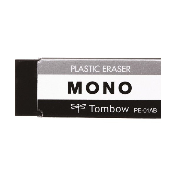 Tombow Plastic Eraser MONO BLACK