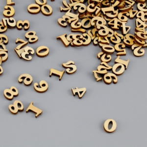 Wooden Numbers (100 pcs)