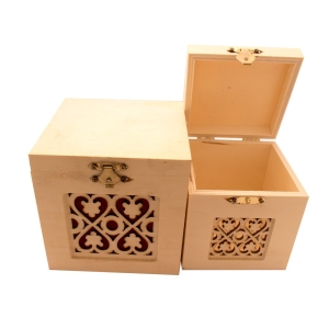 Decorative Square Boxes (Set of 2)