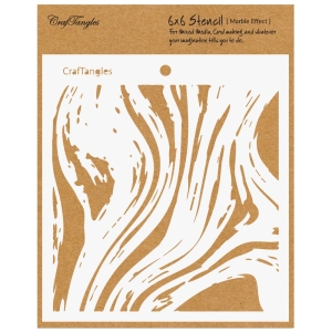 CrafTangles 6"x6" Stencil - Marble Effect