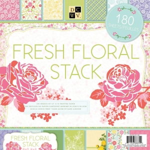 Die Cuts with a View - Fresh Floral - 12x12 Paper Stack (180/pkg)